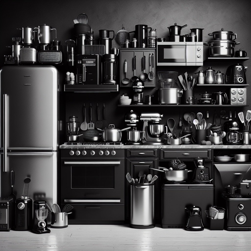 Kitchen essentials and appliances